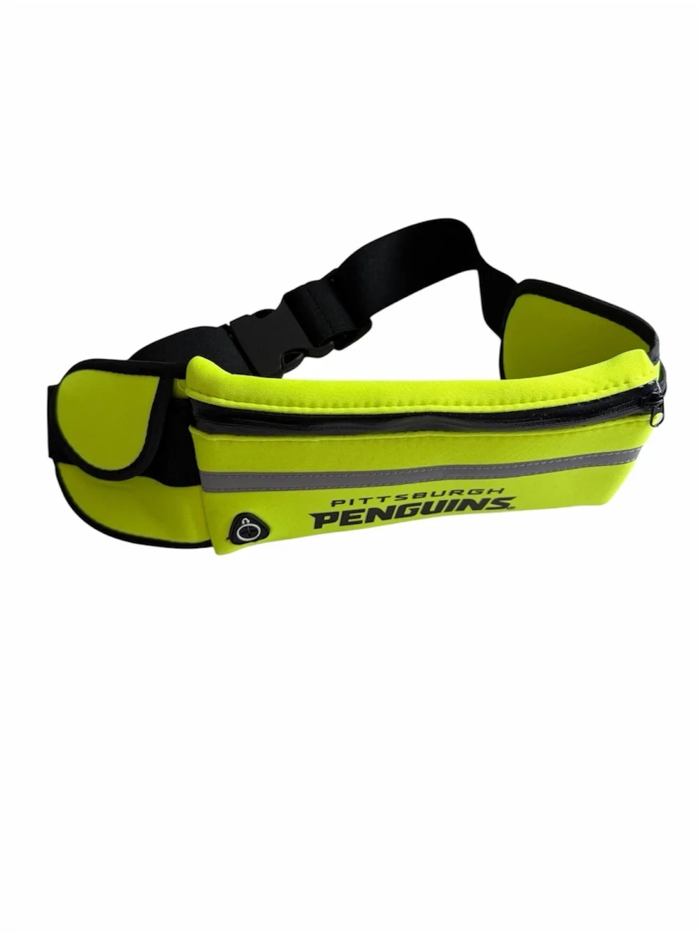 Pittsburgh Penguins Neon Yellow & Black Running Adjustable Waist Pack